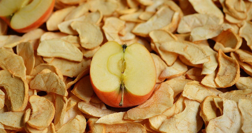 طرز تهیه و خشک کردن سیب با دستگاه میوه خشک کن