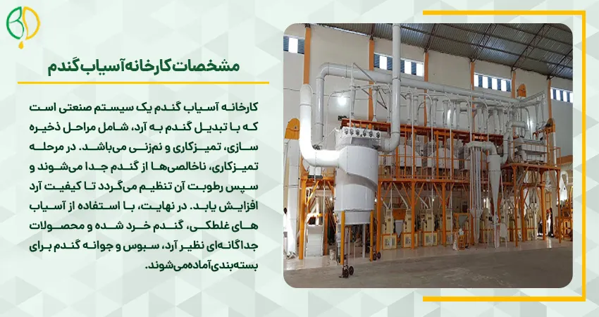 مشخصات کارخانه آسیاب گندم