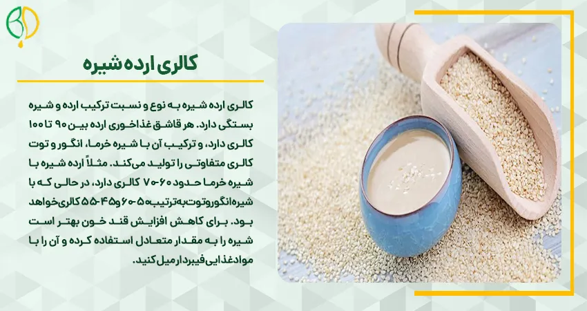 کالری ارده شیره